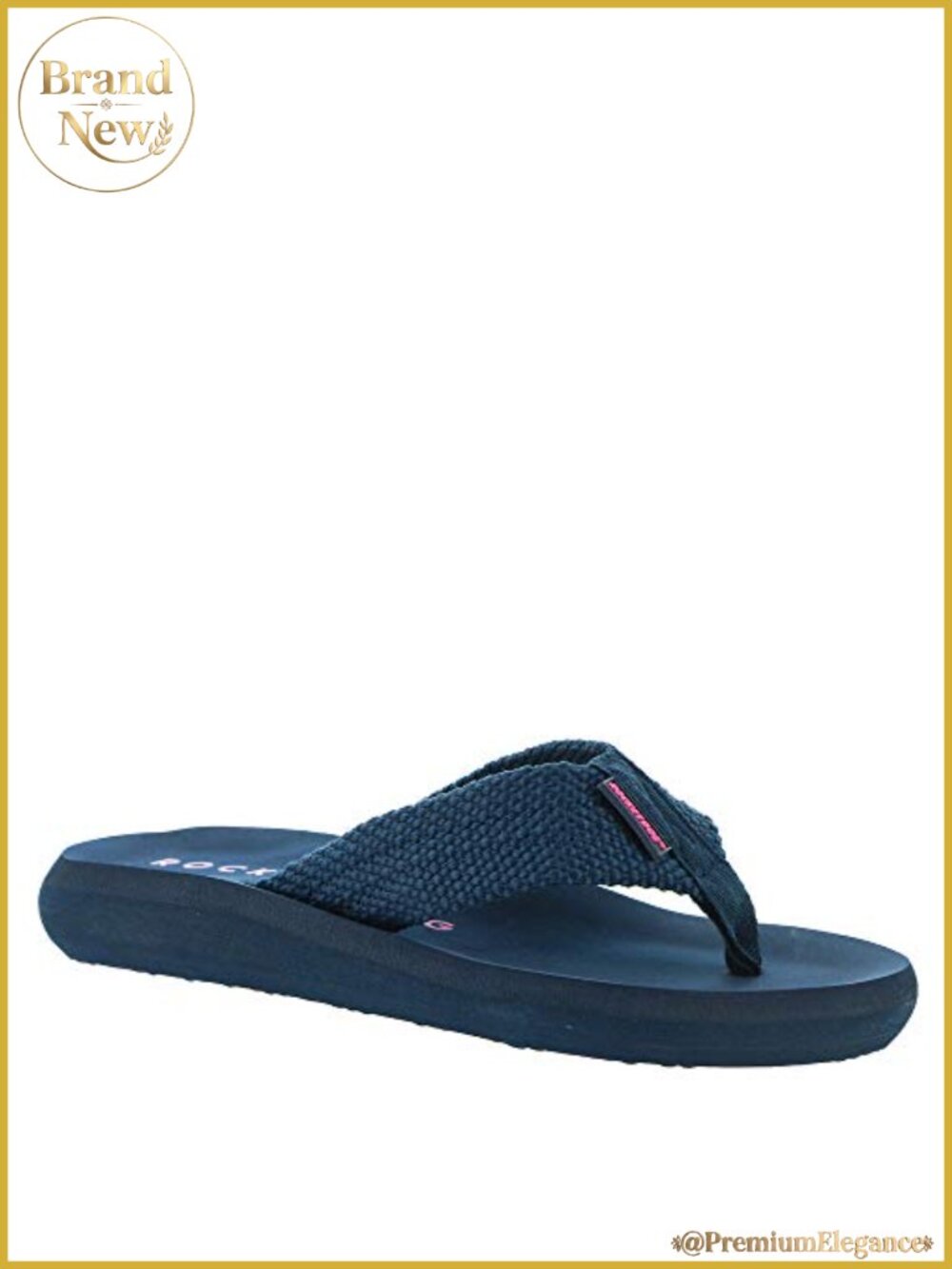 Women's Flip-Flops with Soft Webbing Strap and EVA Sole Comfort